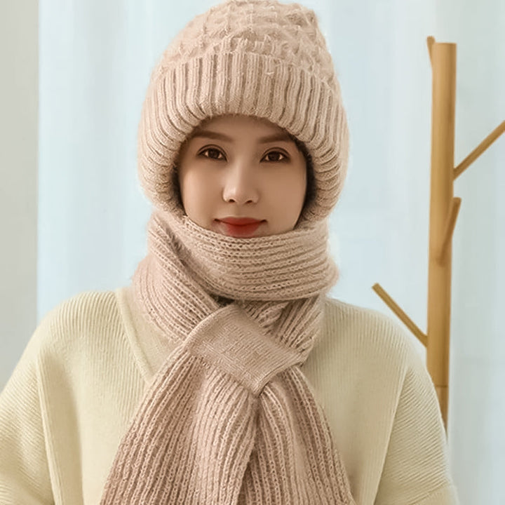 BowLift | Integrated hearing protection windproof hat scarf