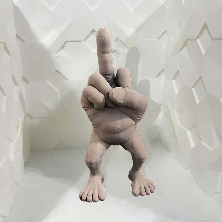 BowLift | Middle finger figure with legs