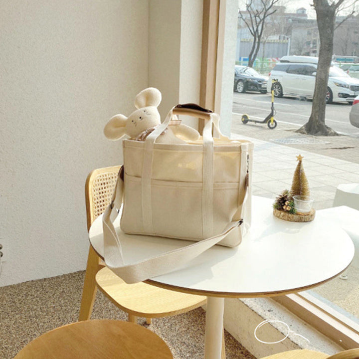 BowLift | Solid Color Canvas Shopper Bag