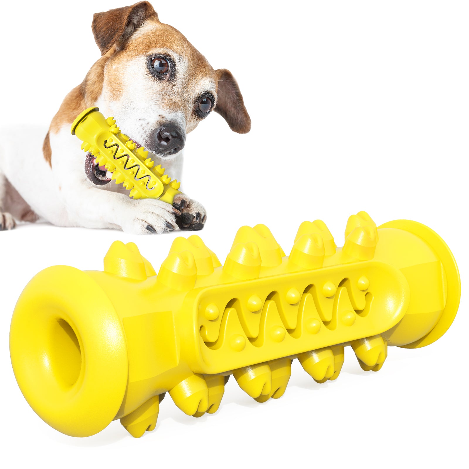Serrated Dog Toothbrush Chew Toy for Small Dogs