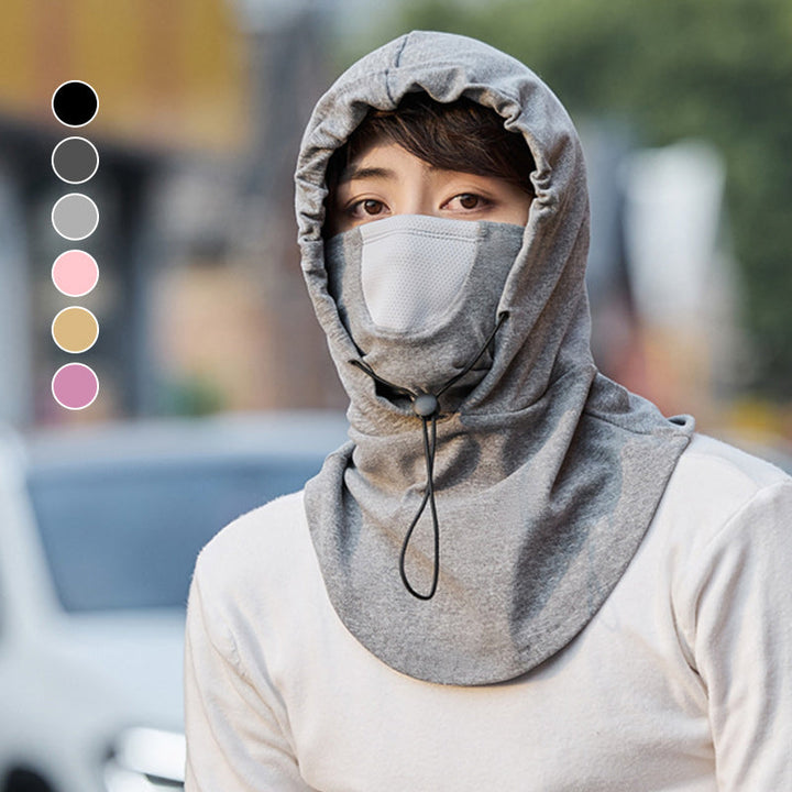 BowLift | Hooded Face Mask with Neck Warmer for Cycling
