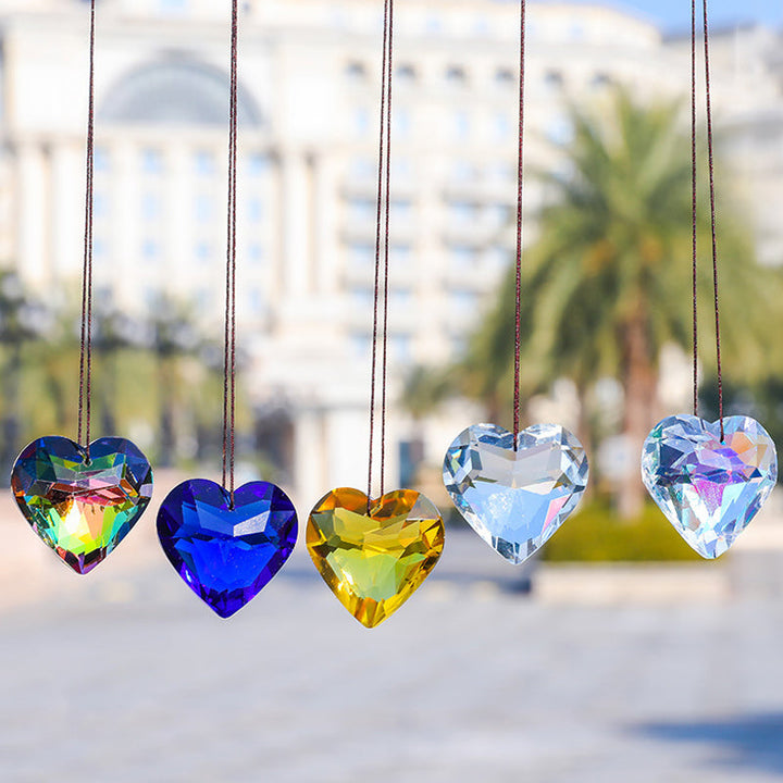 BowLift | GlimmerHeart Elegant Heart-Shaped Sun Catcher – Enchanting Light Effects for Your Home
