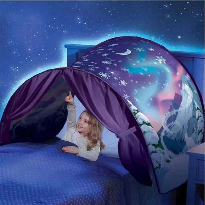 BowLift | Foldable Kids Bed Tent Playhouse for Sleeping and Play