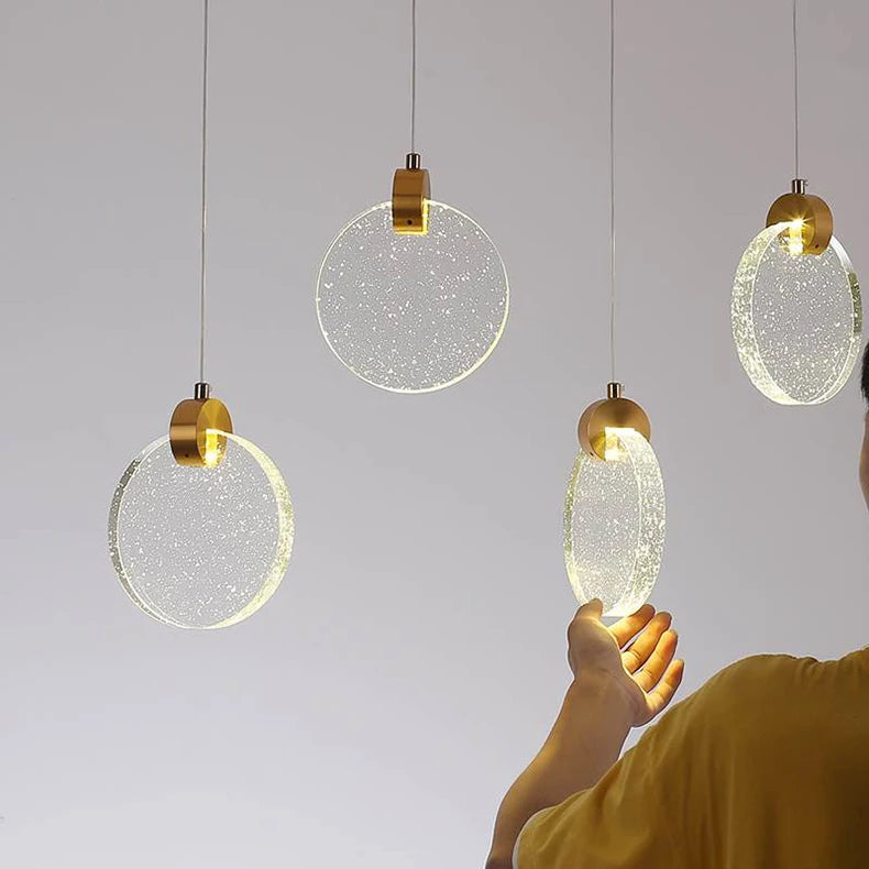 RayonsD’Or – Glass Ceiling Lamp for Elegant Atmosphere Bowlift