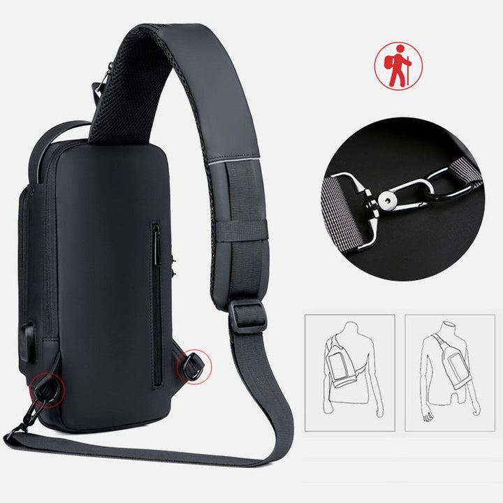 BowLift | Theft-proof shoulder bag with USB charging port