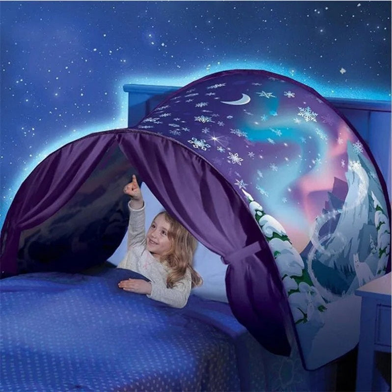 BowLift | KidsDream - Kids Bed Tent - Create Magical Dreams With the Fantasy Tent - Easy Installation