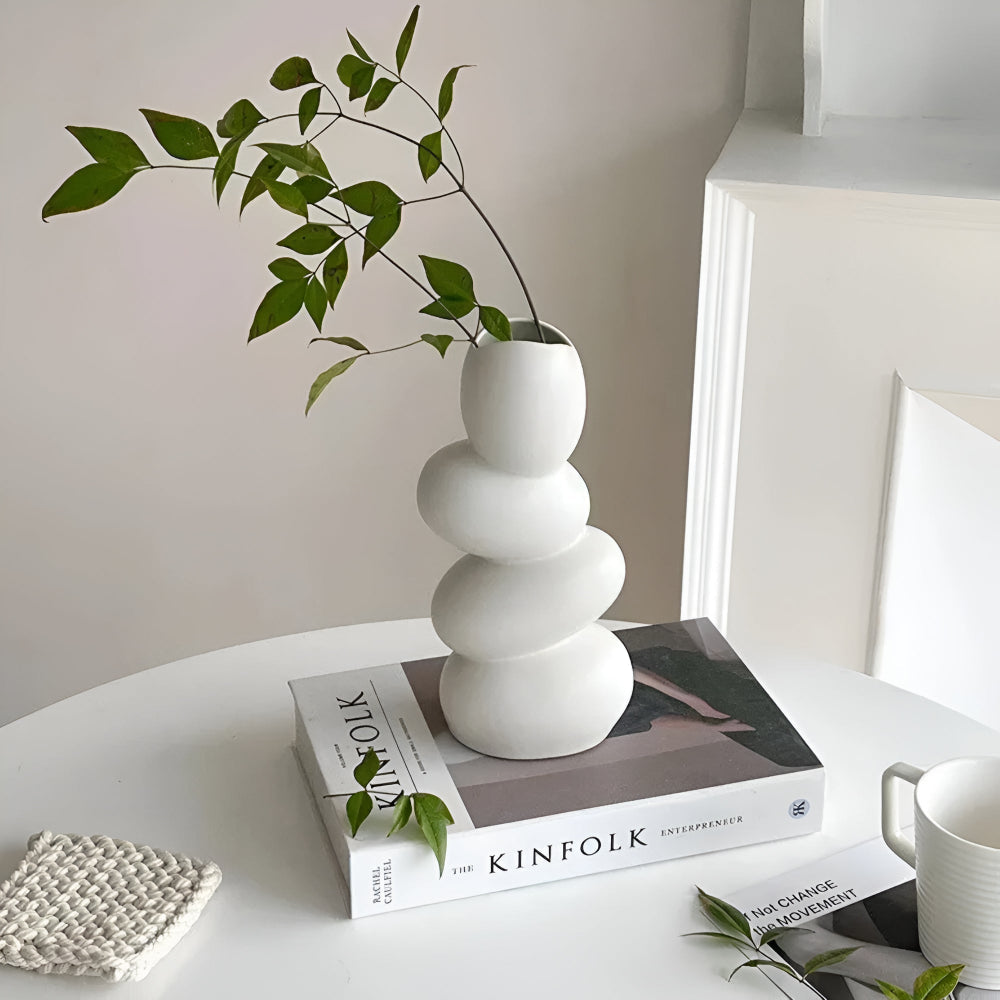 Large Egg-Shaped Modern Centerpiece Decoration Bowlift