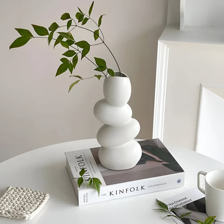 Large Egg-Shaped Modern Centerpiece Decoration Bowlift