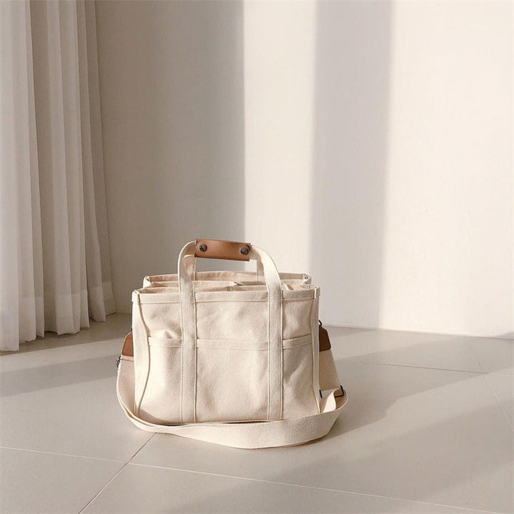 BowLift | Solid Color Canvas Shopper Bag