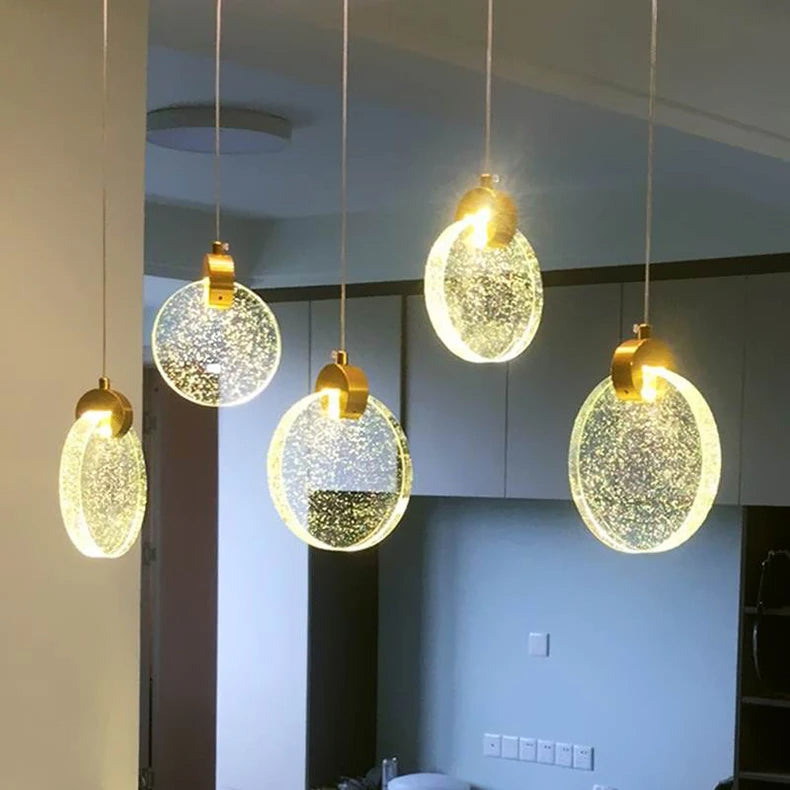 RayonsD’Or – Glass Ceiling Lamp for Elegant Atmosphere Bowlift