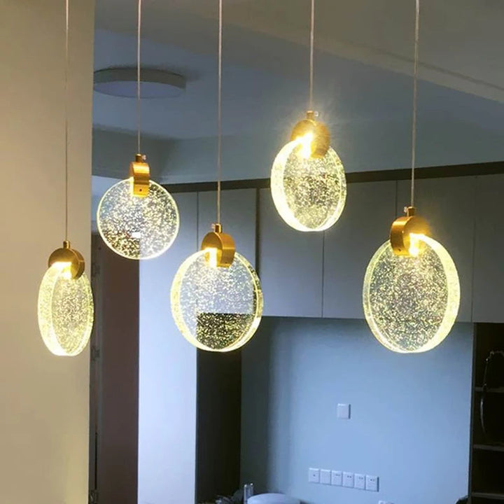 RayonsD’Or – Glass Ceiling Lamp for Elegant Atmosphere Bowlift