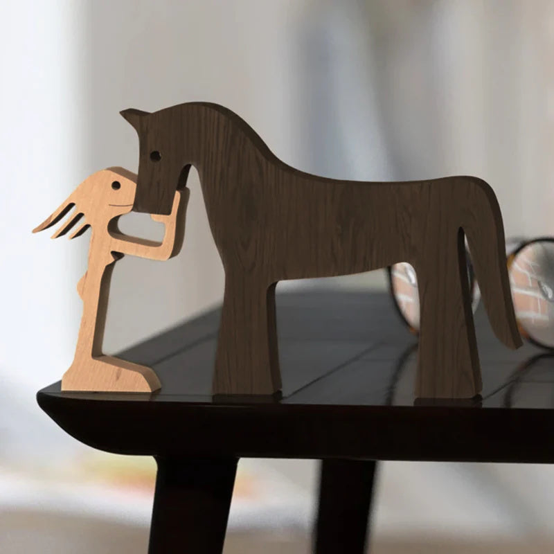 BowLift | Hand-engraved Wooden Animal Figures – Eco-friendly Home Decor and Unique Gift for Animal Lovers