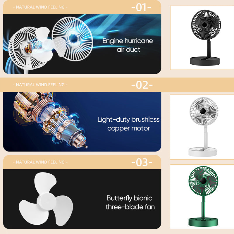 BowLift | Telescopic Folding Fan
