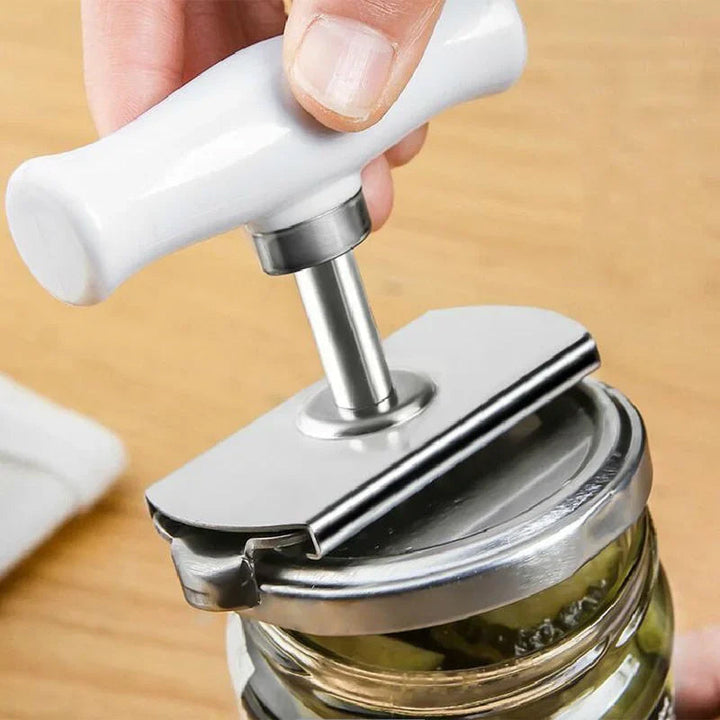 Size-adjustable can opener made of stainless steel | Bowlift