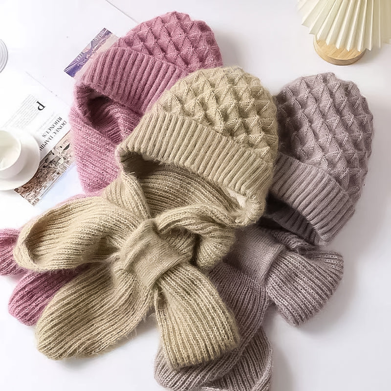 BowLift | Integrated hearing protection windproof hat scarf