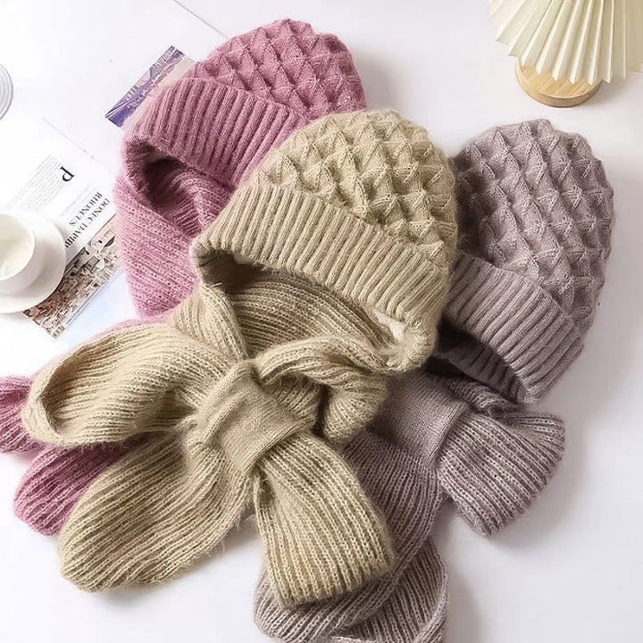 BowLift | Integrated hearing protection windproof hat scarf