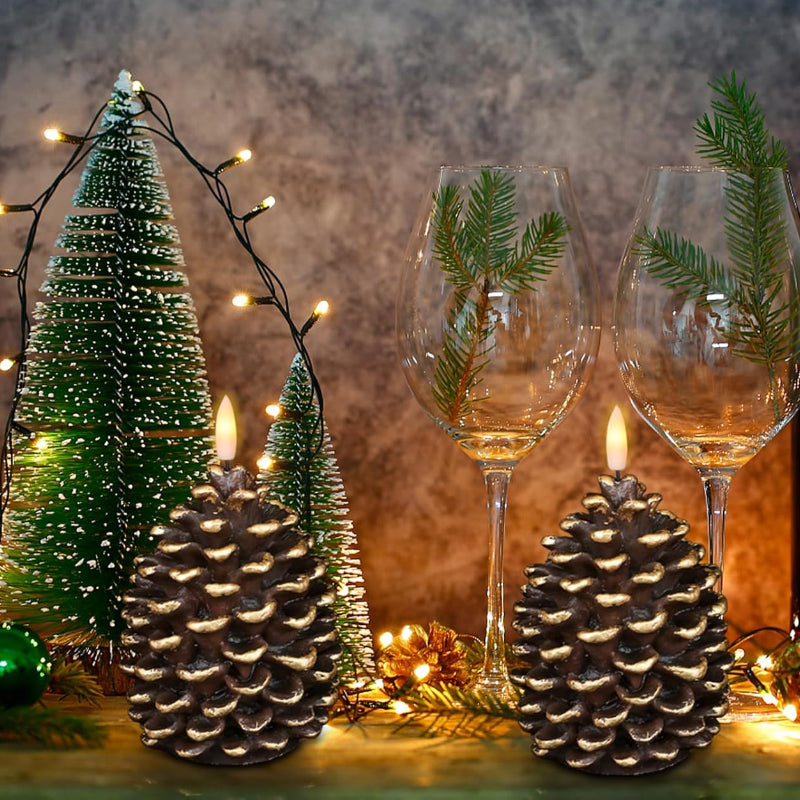 BowLift | Flameless Pine Cone Candles
