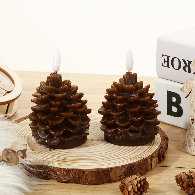 BowLift | Flameless Pine Cone Candles
