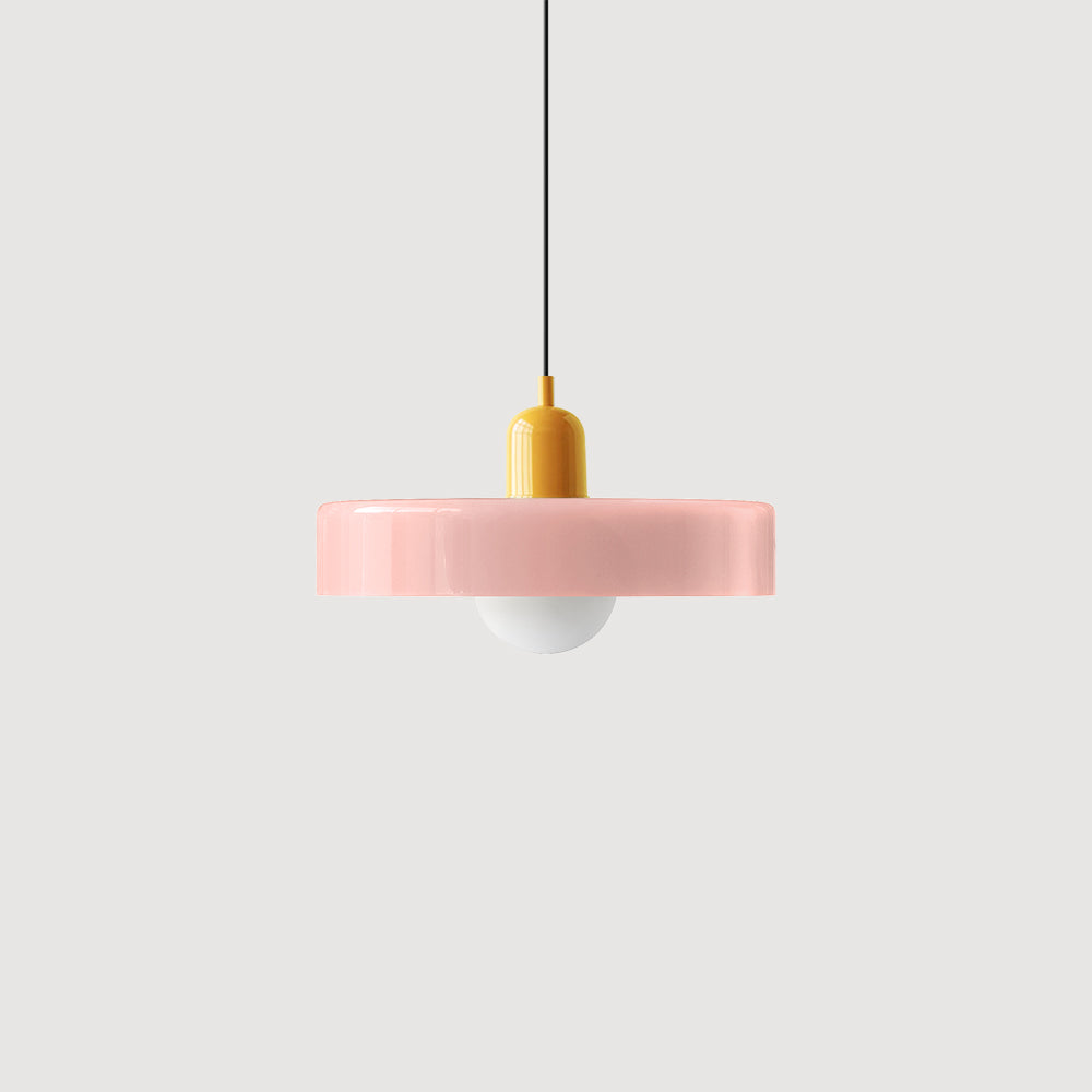 Bauhaus Colorful Glass Pendant Lamp - Modern Design Lamp for Living Room and Dining Room | Bowlift