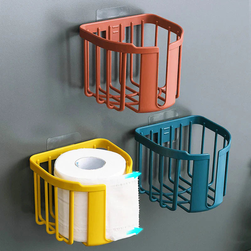 Hanging bathroom tissue holder Bowlift