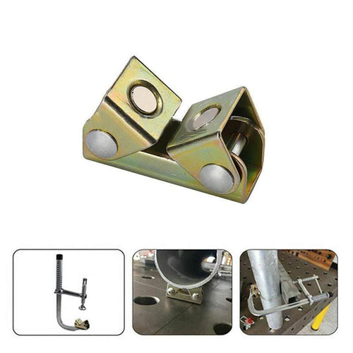 Adjustable V Magnetic Support for Welding (2 pieces) | Bowlift