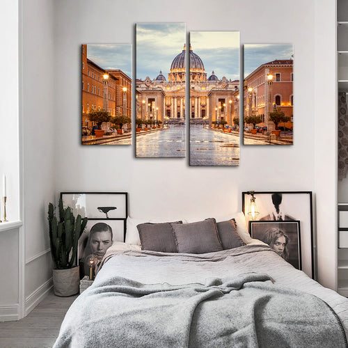 Fresh Palace 4 Piece - Canvas Wall Art Painting | Bowlift