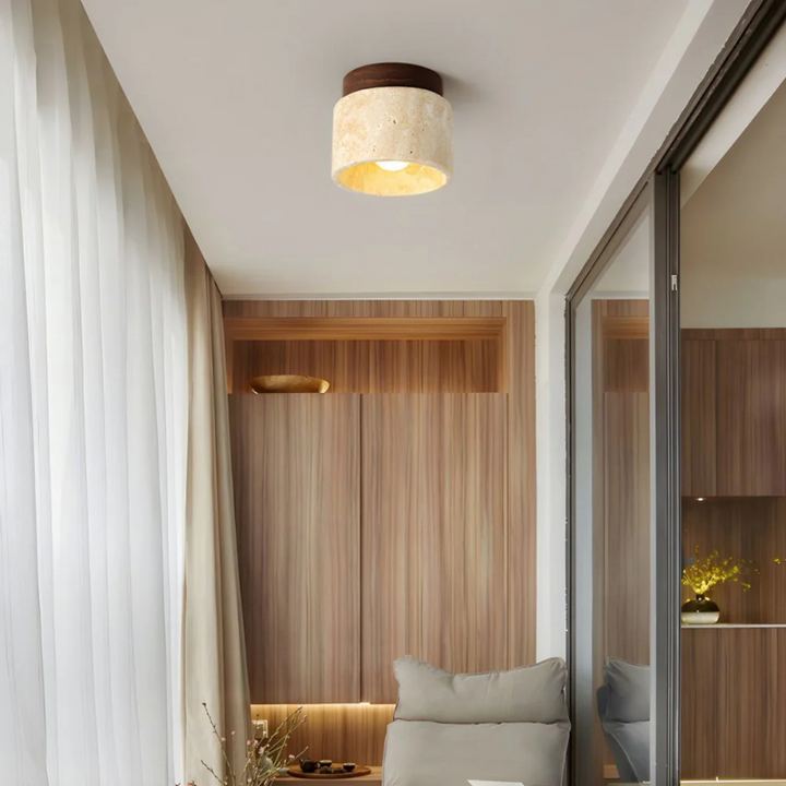 BowLift | Radia – Japanese Ceiling Light | Minimalist Home Lighting with Warm Glow