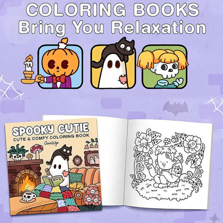 BowLift | Spooky Cutie: Coloring Book for Adults and Teens