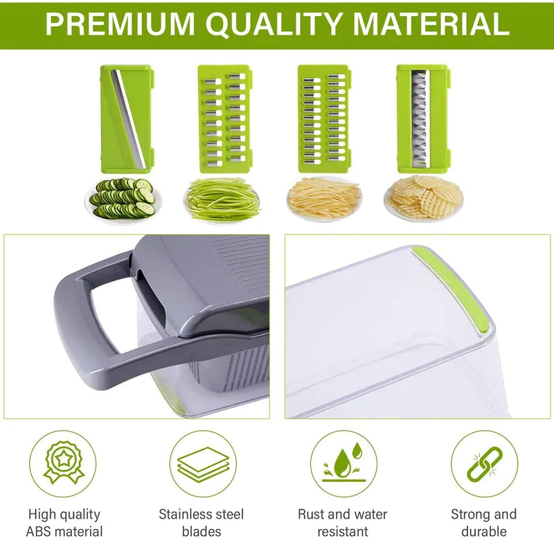 BowLift | 12 In 1 Manual Vegetable Chopper