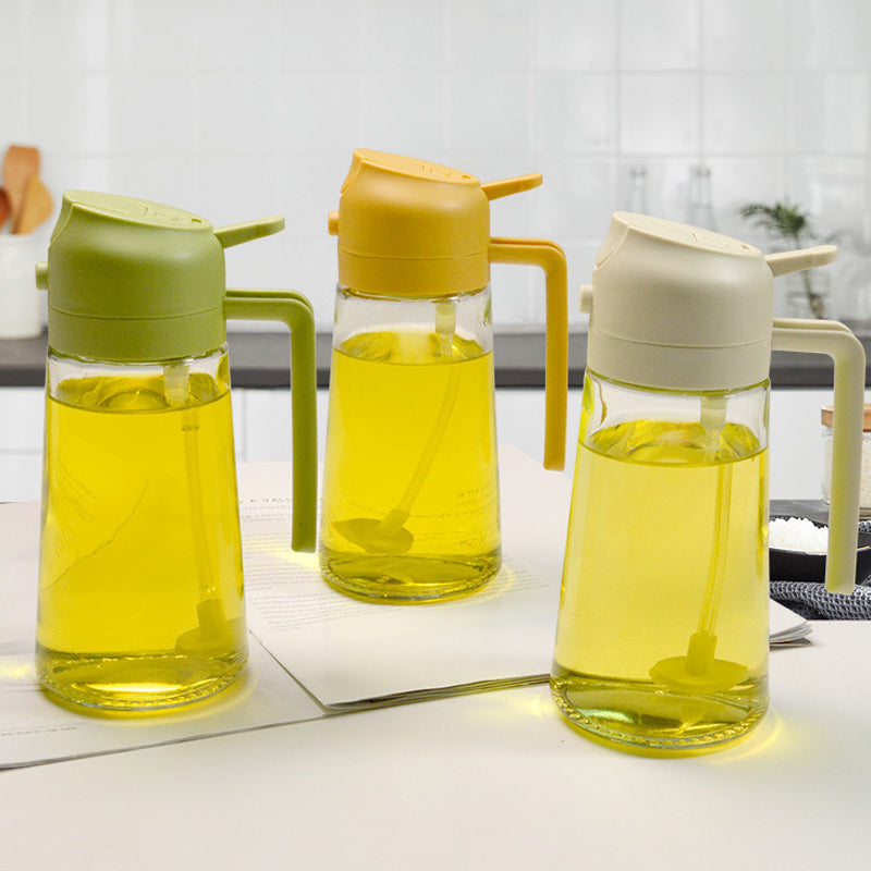 2-in-1 Glass Oil Sprayer and Dispenser | Bowlift