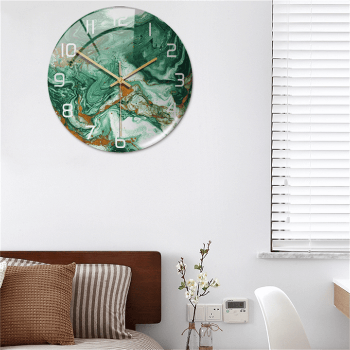 BowLift | Stylish Marble Wall Clock with Silent Mechanism