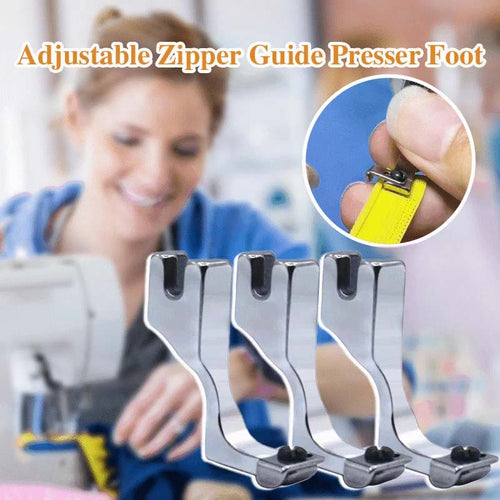 BowLift | Adjustable invisible zipper guide foot for sewing machine