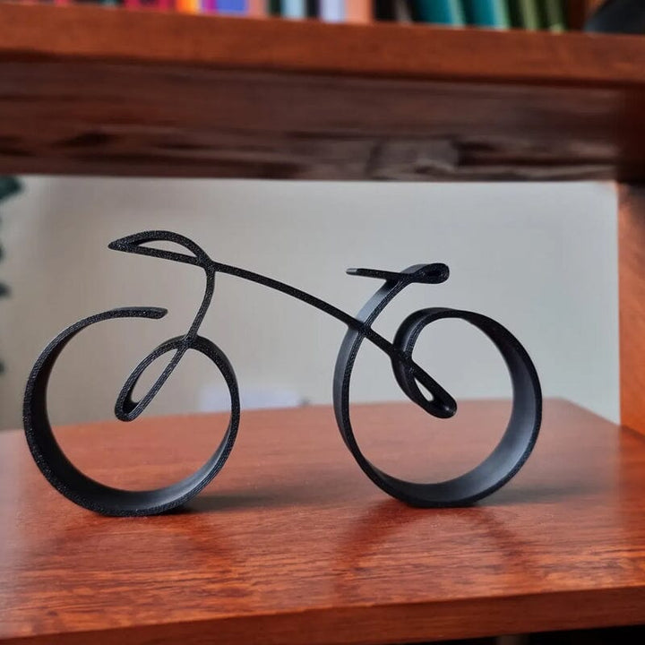 BowLift | Minimalistic Bicycle Sculpture Wire Mesh Style