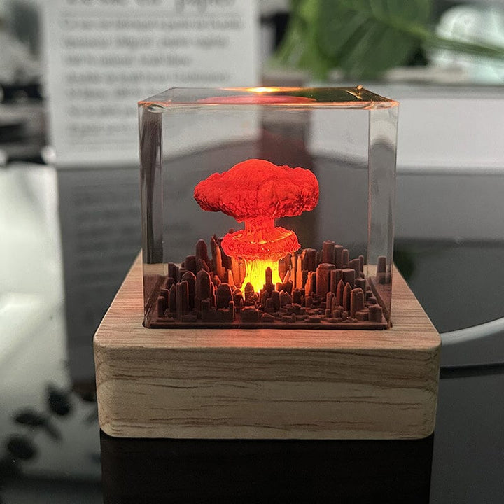 BowLift | Resin lamp with explosive bombs