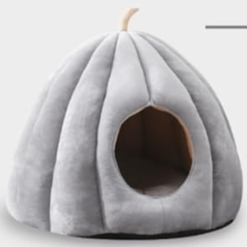 BowLift | CozyNest Pumpkin Cat Bed – Warm, Washable & Comfortable Cat Hideaway