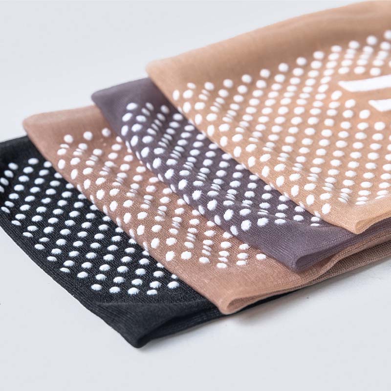 Spring Summer Invisible Non-Slip Crystal Silk Socks | Bowlift