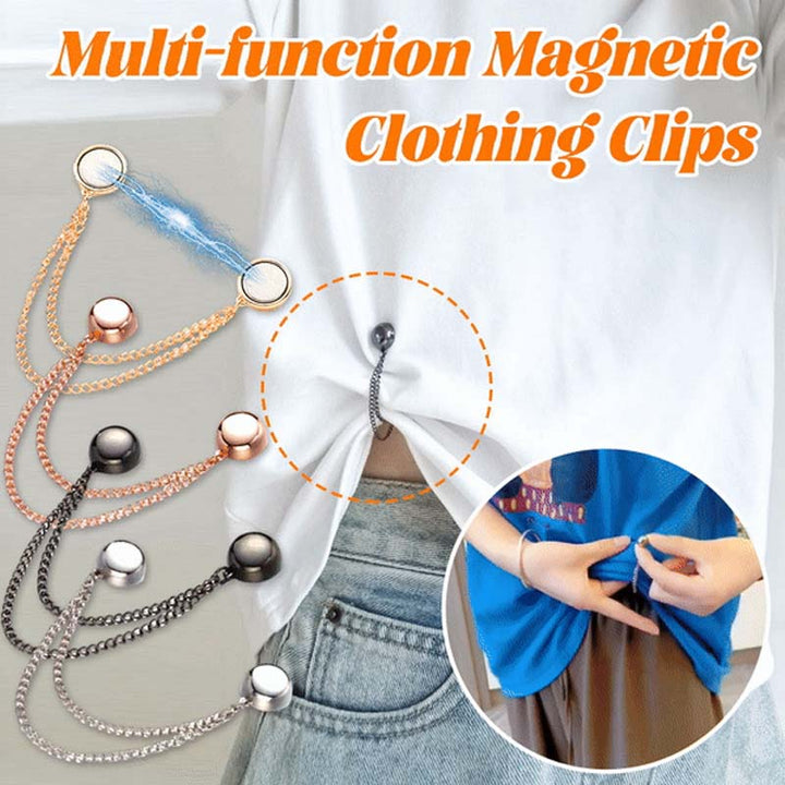 Multi-Functions Magnetic Clothing Clips | Bowlift