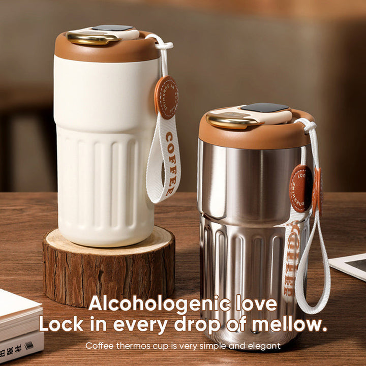 Coffee Thermos With Temperature Display | Bowlift