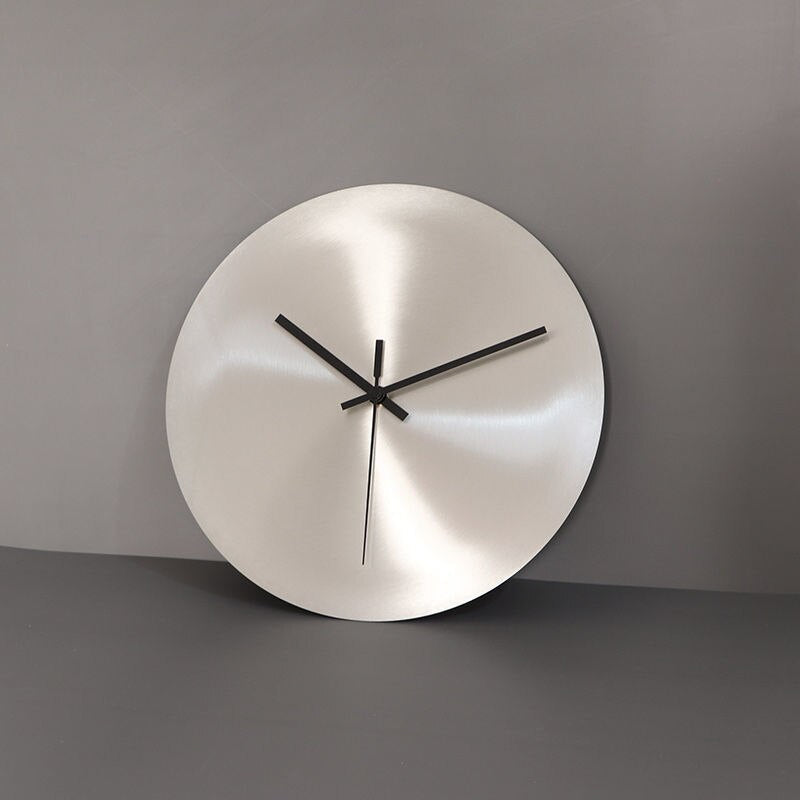 BowLift | TimeSleek - Modern Stainless Steel Wall Clock