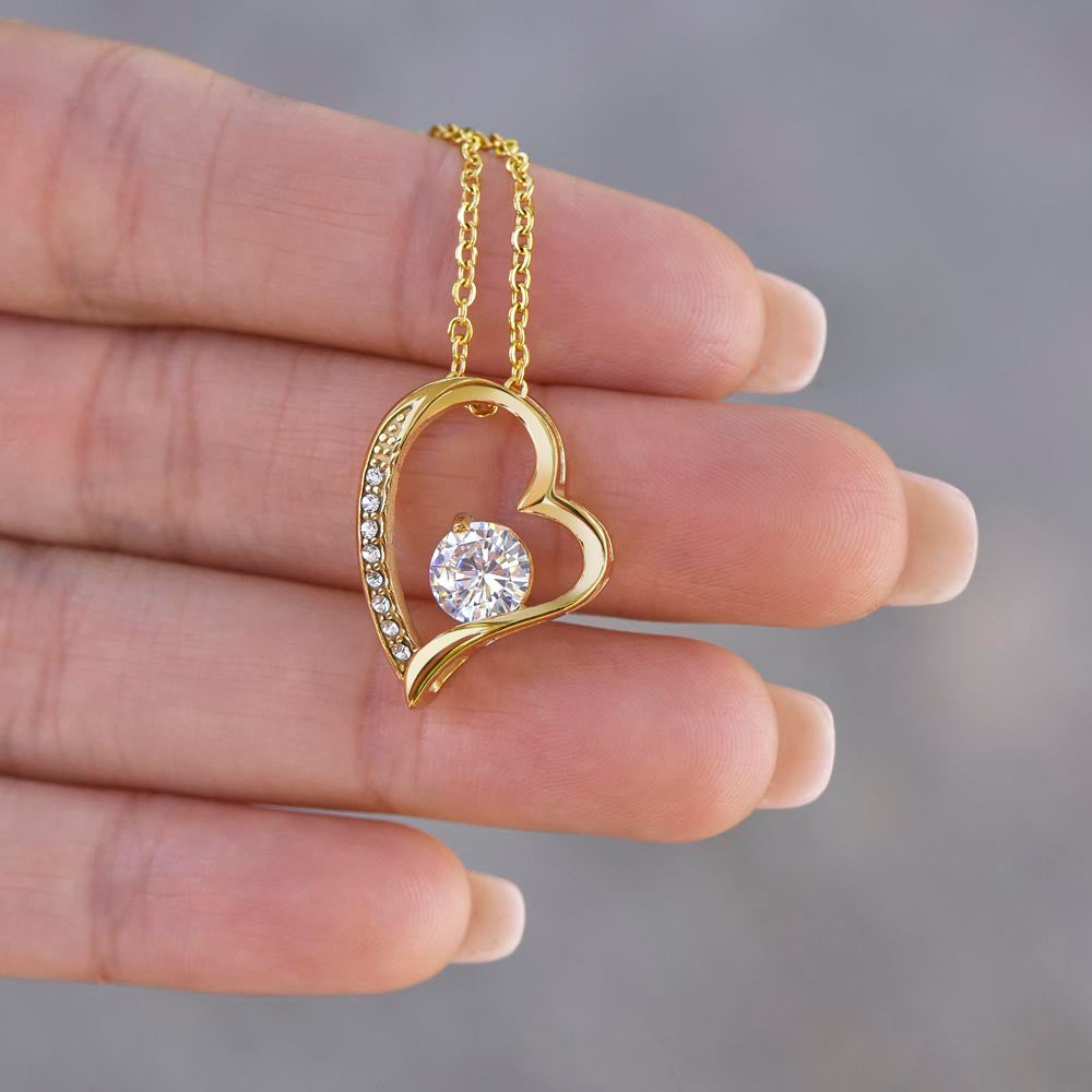 BowLift | Dainty Diamond Symbolic Love Heart Necklace