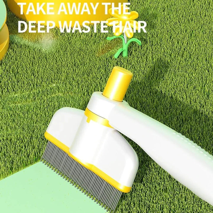 BowLift | Self Cleaning Dog Brush and Cat Brush with Rotating Comb