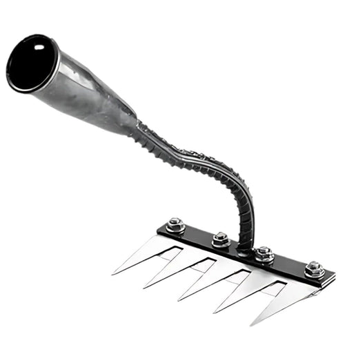 BowLift | Weeding Rake | Ultra-Durable Steel Teeth & Ergonomic Handle for Effortless Garden Maintenance
