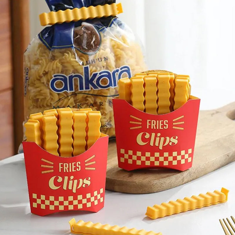 Funny magnetic French fries food closure clip | Bowlift