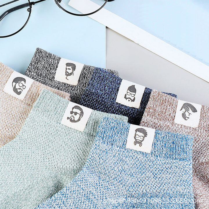 BowLift | Men‘s Business Breathable Anti-bacterial Deodorant Socks（5PCS）