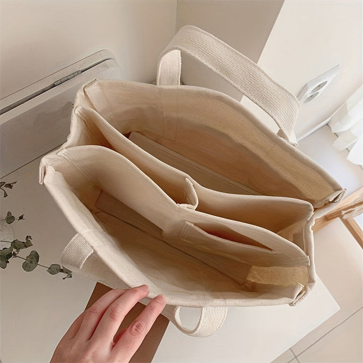 BowLift | Solid Color Canvas Shopper Bag