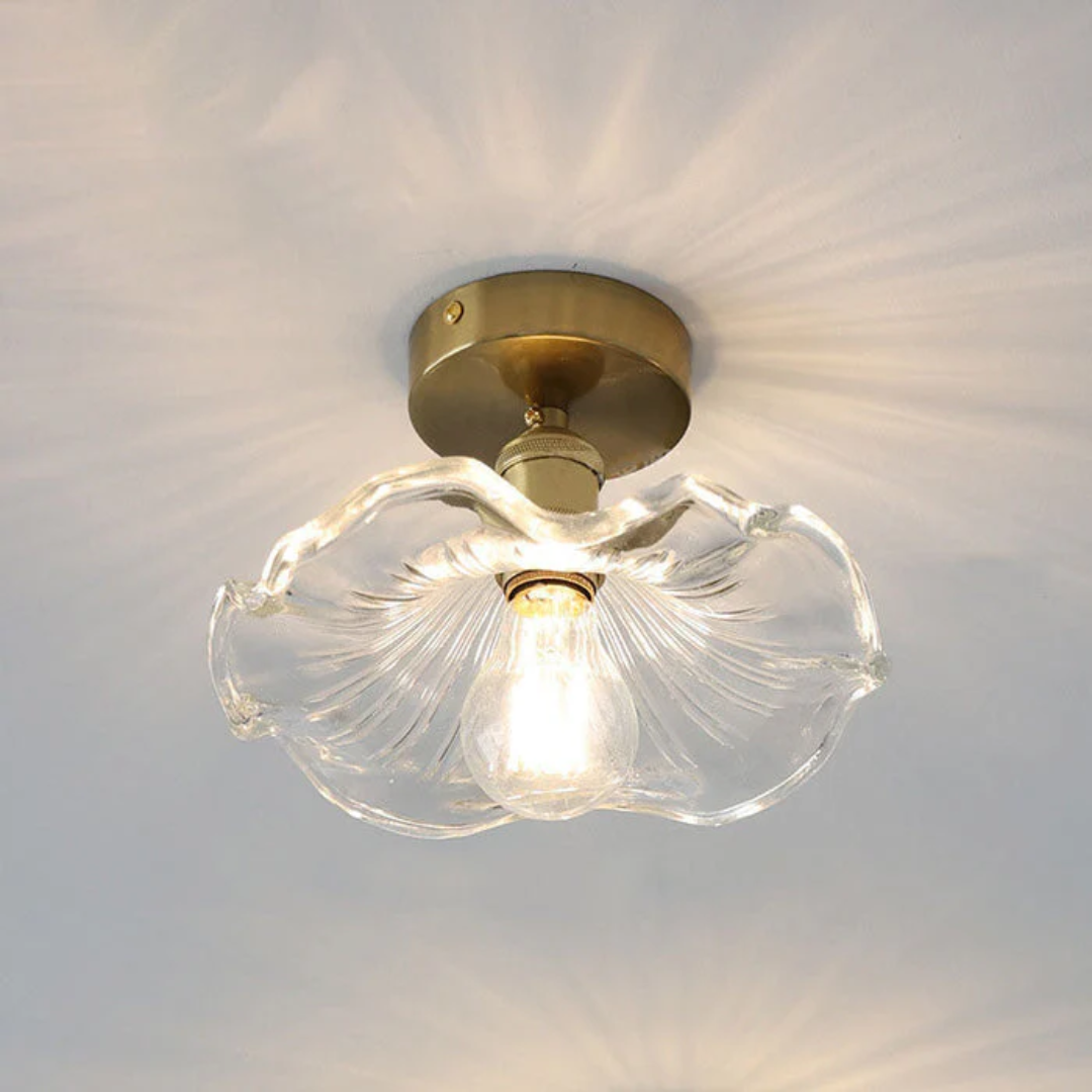 BowLift | Glass Hibiscus Ceiling Lamp