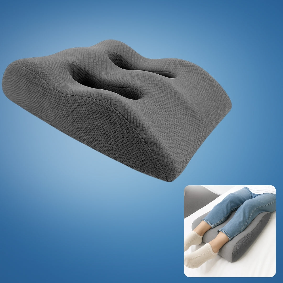 Improve Circulation & Swelling Relief – Memory Foam with Breathable Cover – Tired Legs Support Bowlift