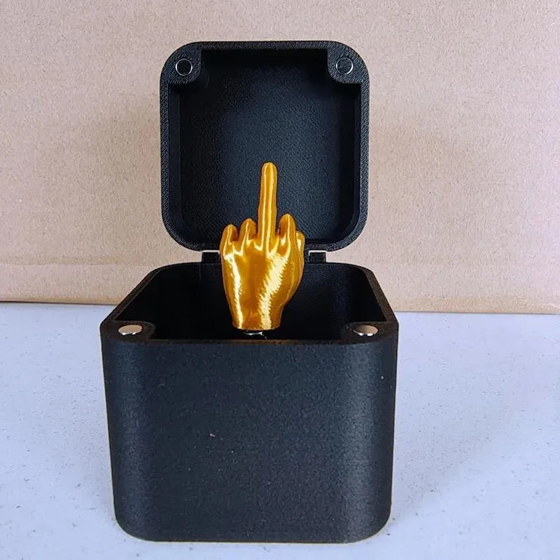 BowLift | Middle finger in a box