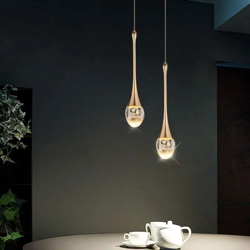 BowLift | Glass Pendant Lamp with Warm Light Glow - Vetra