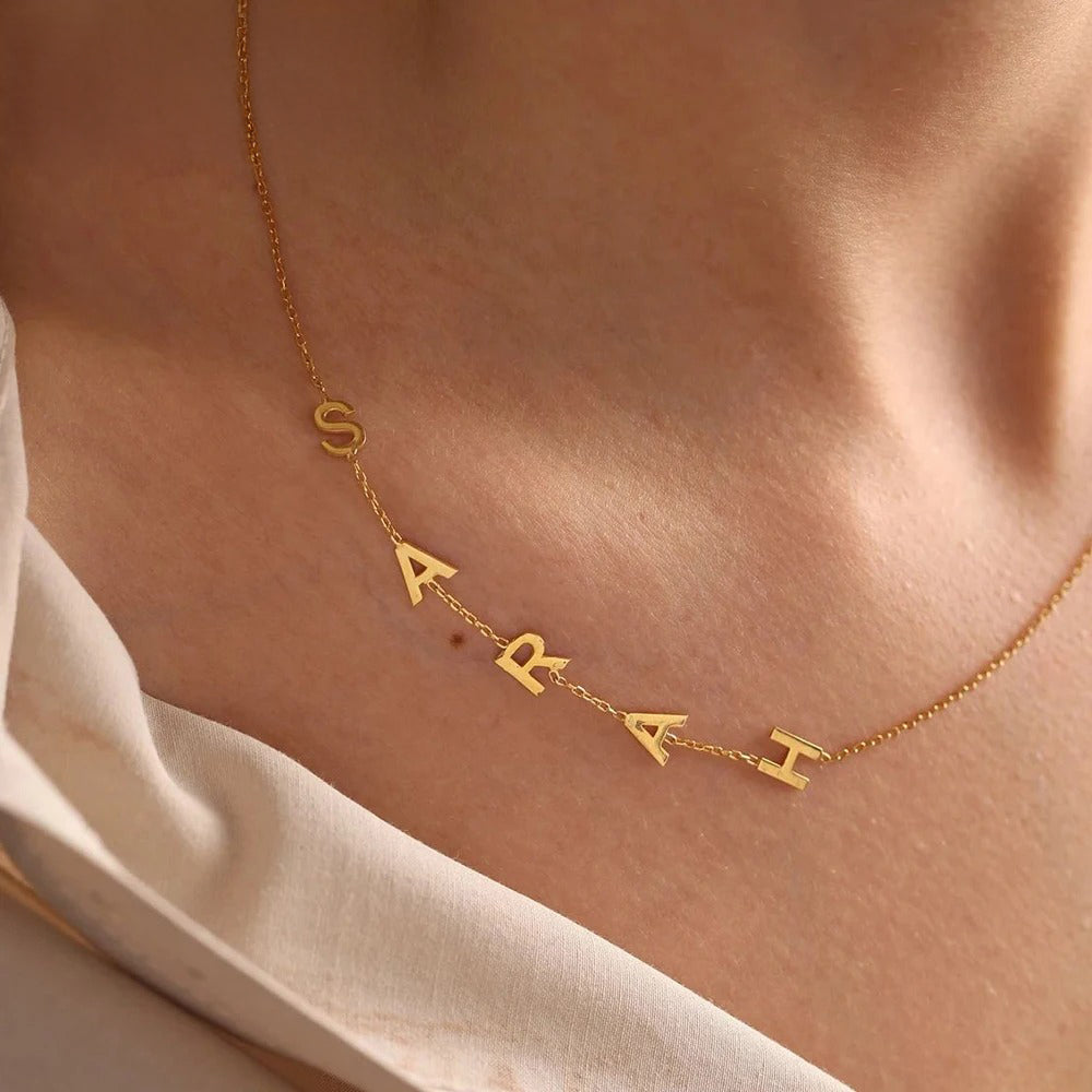 BowLift | Personalized Off Center Letter Necklace